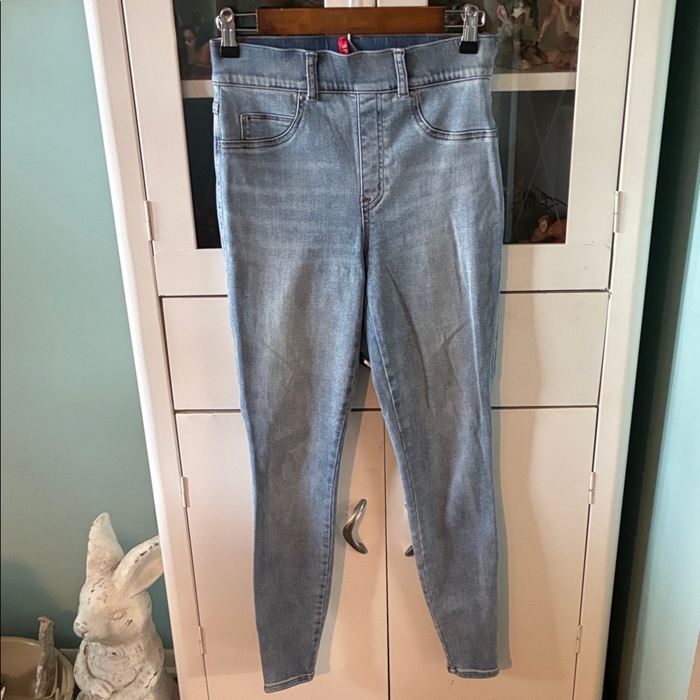 Spanx sz S pull on Classic Blue Women's Jeans euc